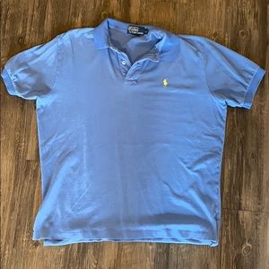 Baby blue polo